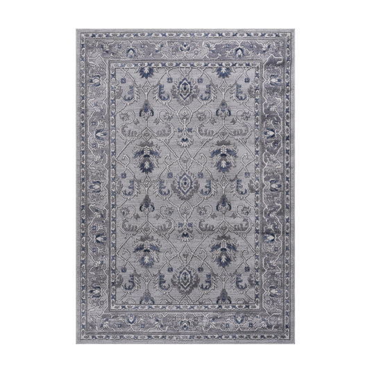 Marfi - 8' X 10' Oriental Area Rug - Gray / Blue