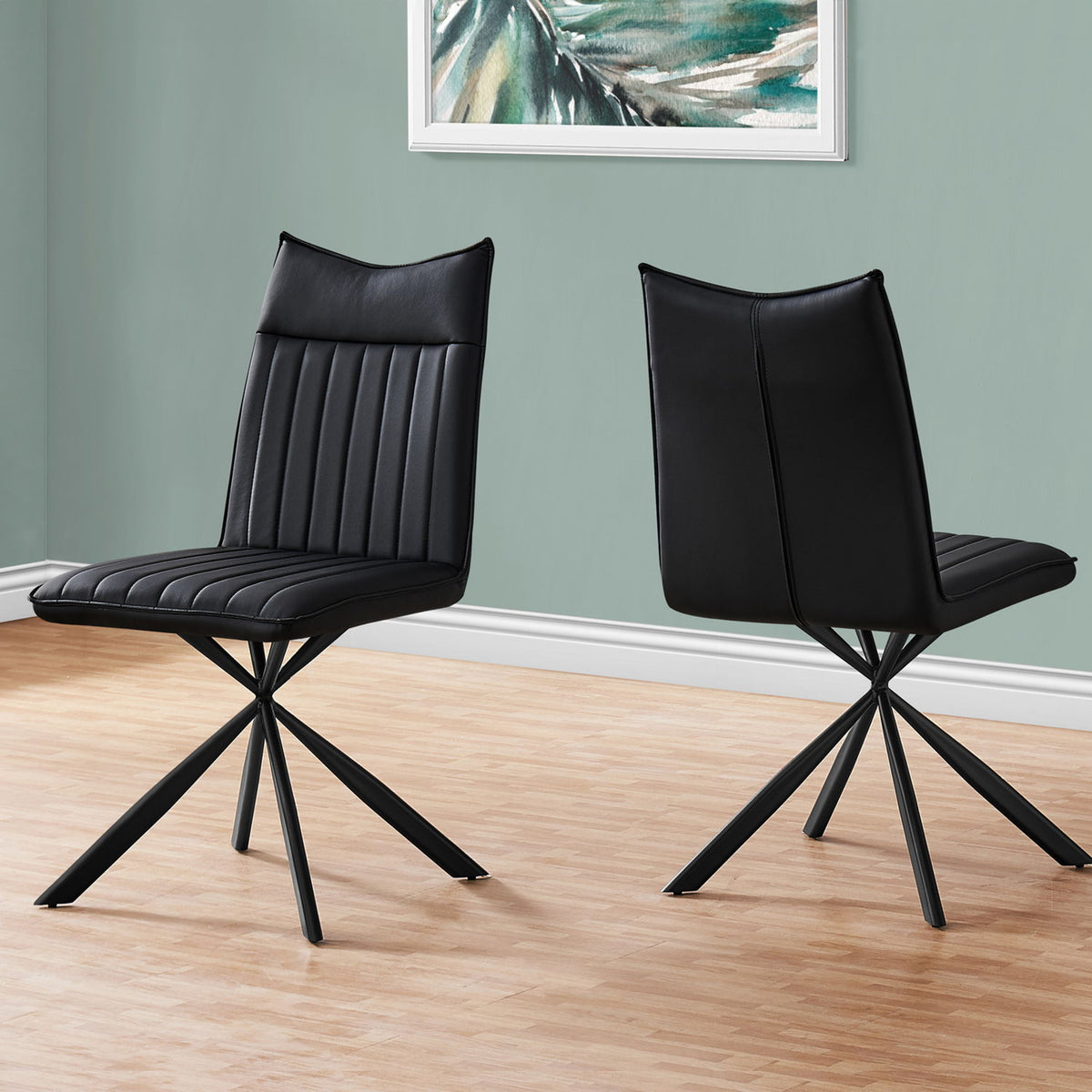 Dining Chair, Side, Upholstered For Dining Room, Modern