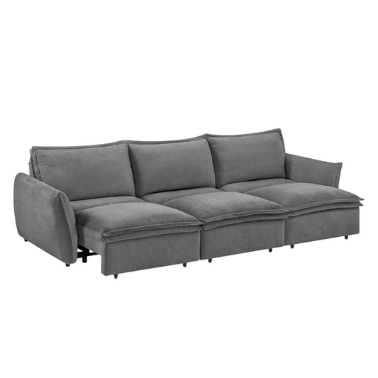 Eaden - Power Sofa With Sleeper - Gray