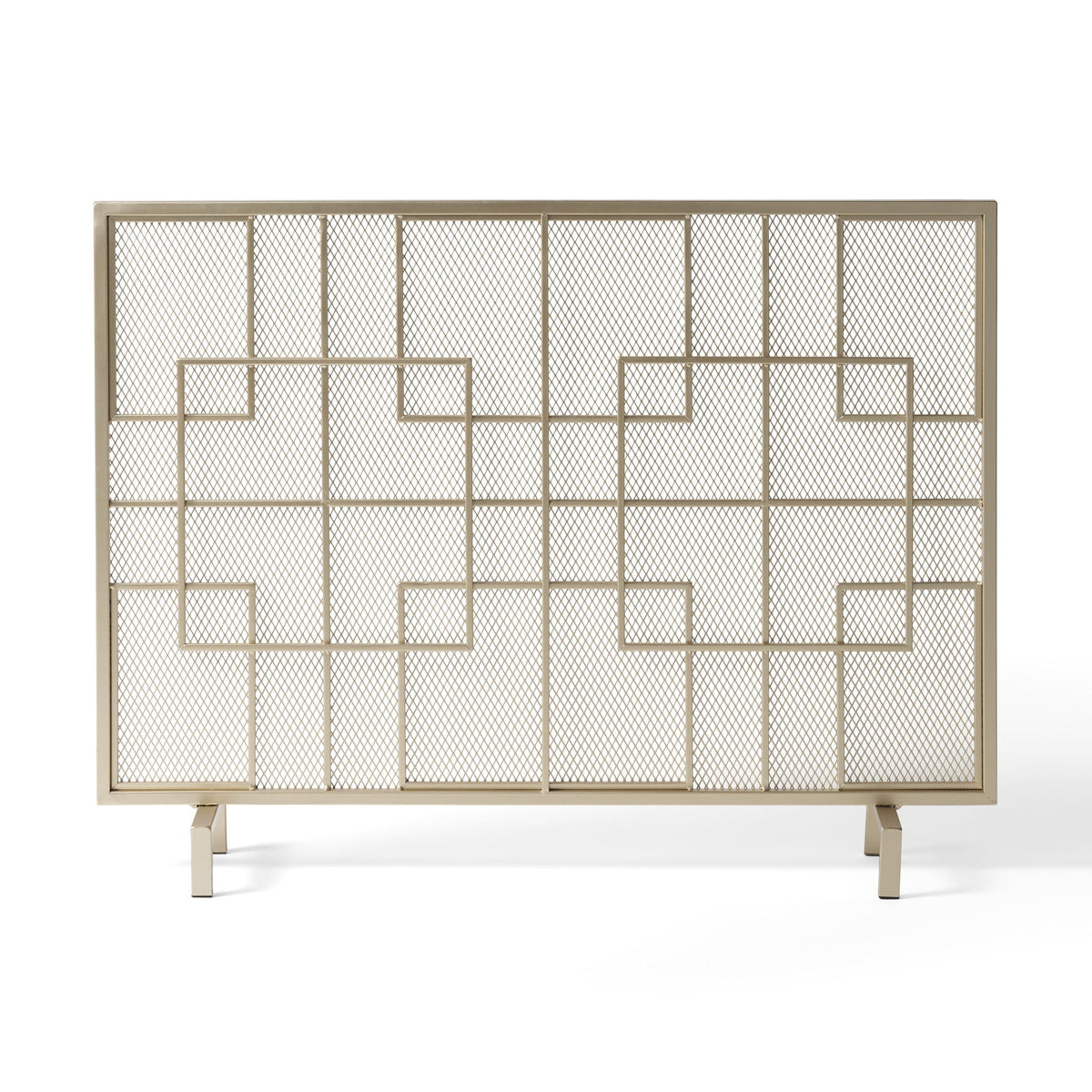 Dorothy - Modern Single Panel Iron Fire Screen