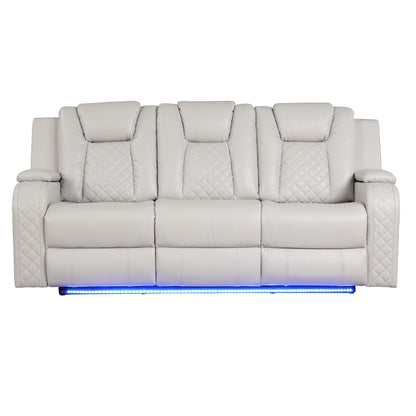 Benz - Power Reclining Sofa With LED Lighting