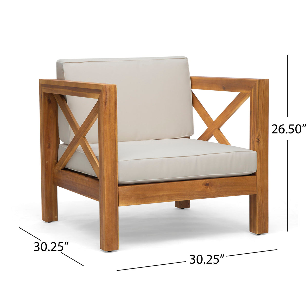Brava - Mid - Century Modern Club Chair With Water Resistant Cushions
