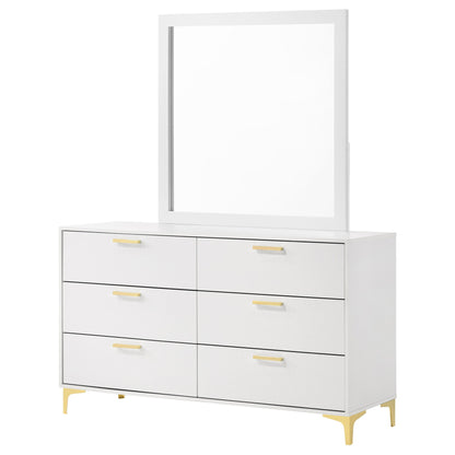 James - 6 Drawer Dresser With Mirror