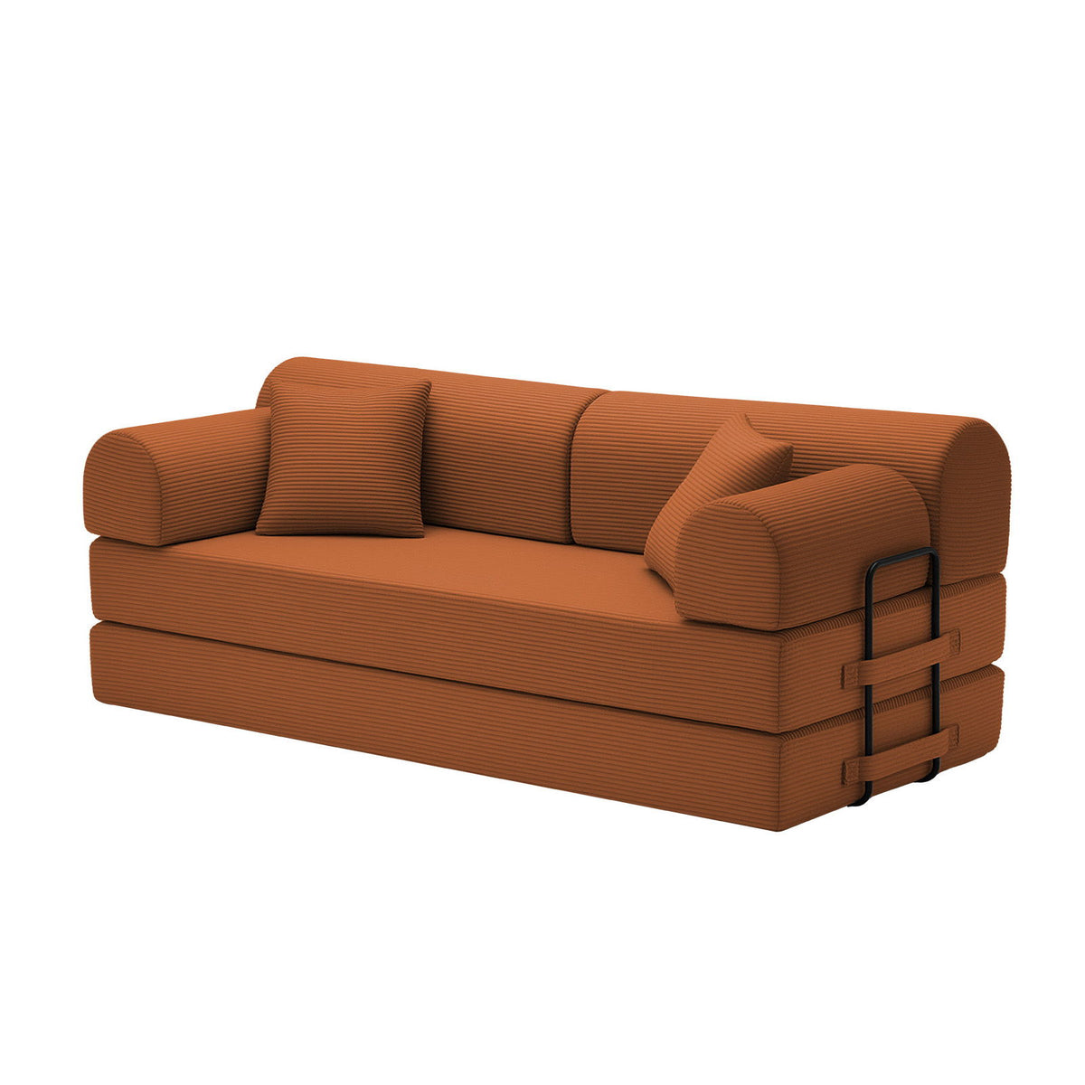 Convertible Sleeper Sofa Bed, Floor Lounge Couch For Living Room