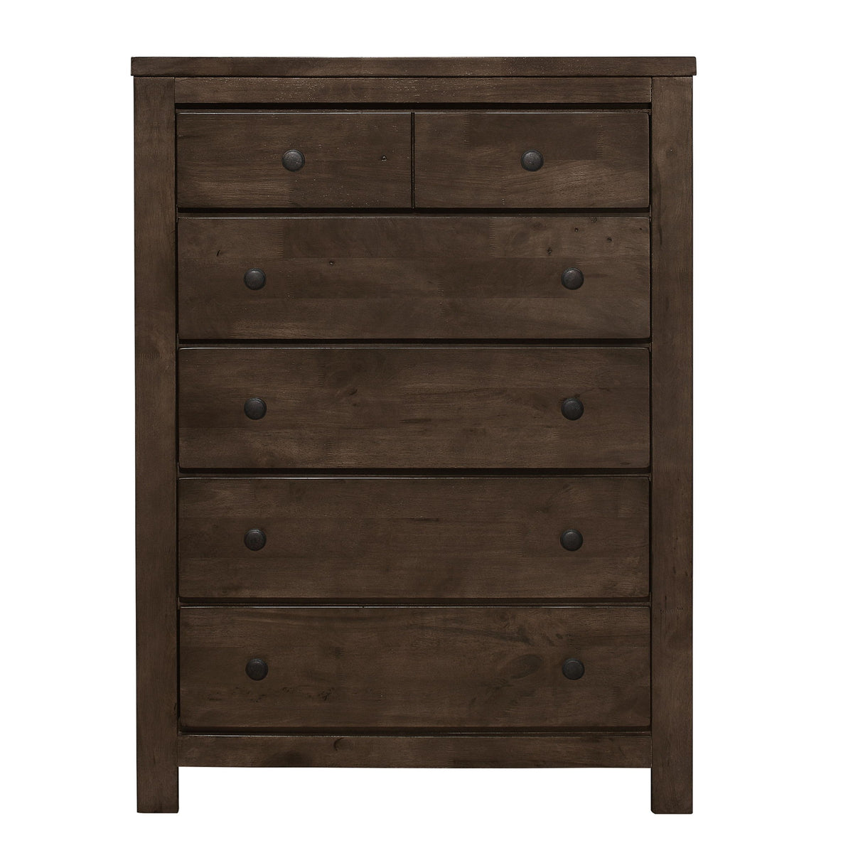 5 Drawer Chest, 1 Piece - Brown