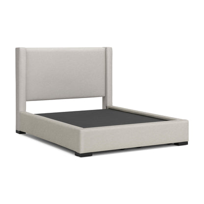 Brozmont - Queen Upholstered Storage Bed - Oatmeal