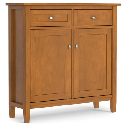 Warm Shaker - Entryway Storage Cabinet - Brown