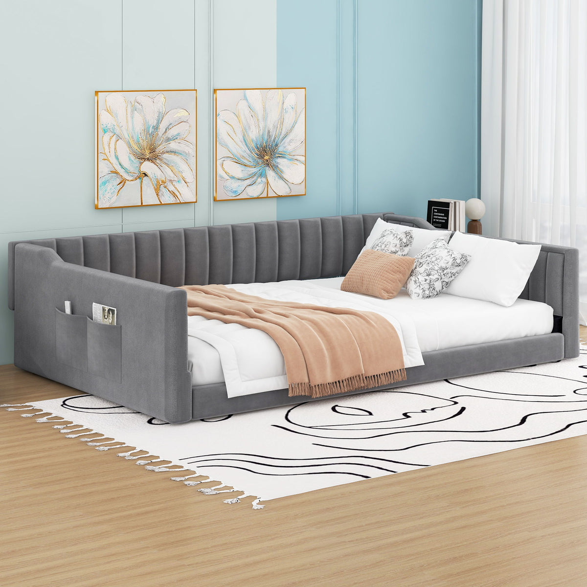 Daybed With Side Storage Pocket