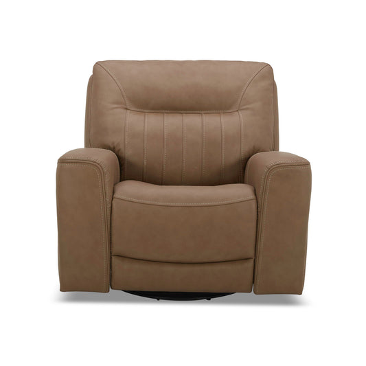 Bennett - Swivel Glider Recliner P2 - Butternut