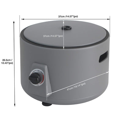 Campfire Smokeless Firepit, Gray