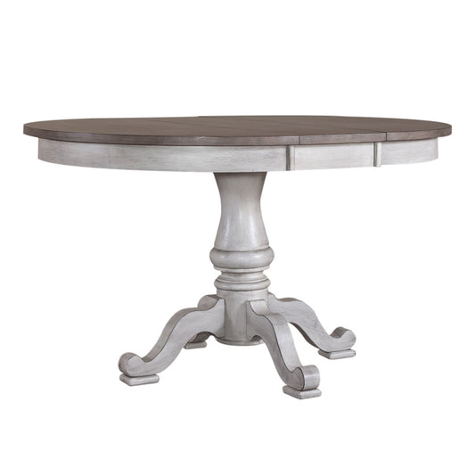 Ocean Isle - 5 Piece Pedestal Table Set - Antique White