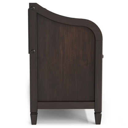 Connaught - Wide Entryway Storage Bench - Chestnut
