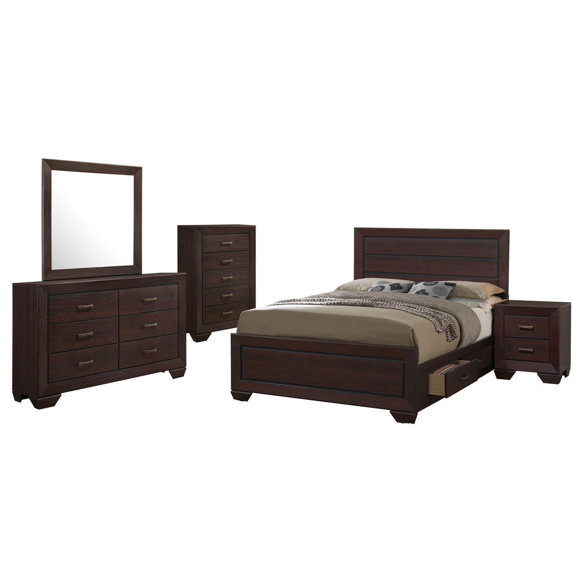 Oatfield - Transitional Bedroom Set