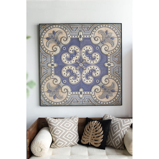 Large Wall Art Panel, Square Wall Decor For Living Room Dining Room Office - Multicolor