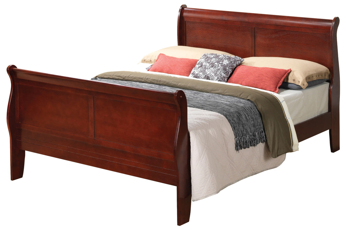 Panel Sleigh Bed