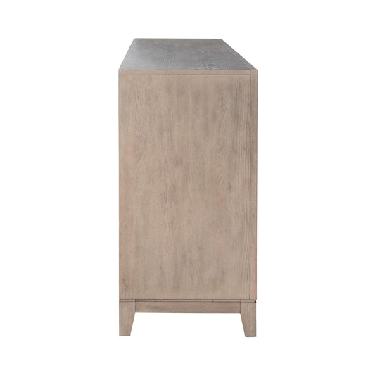 Fireplace TV Consoles - 80" Fireplace TV Console - Light Brown