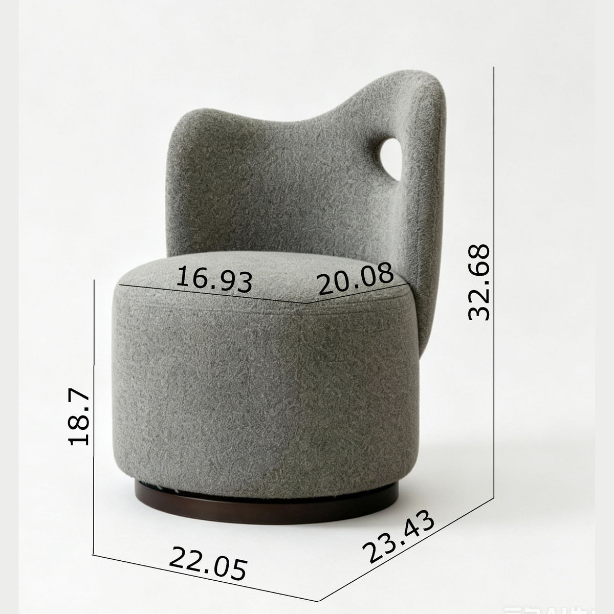 Yves - Swivel Chair - Olive
