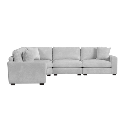 Arizona - Modular Armless Chair - Steno Stone