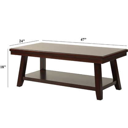 Table With Under Table Shelf Storage