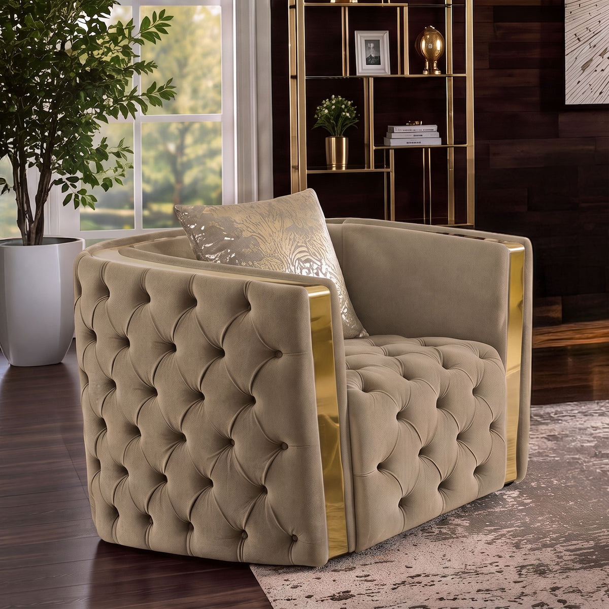 Naomi - Button Tufted Chair