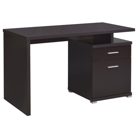2 Drawer Reversible Office Desk With Modular Design