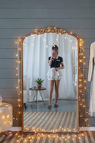 Arch Mirror, Baroque Inspired Wall Decor For Bathroom, Bedroom, Living Room