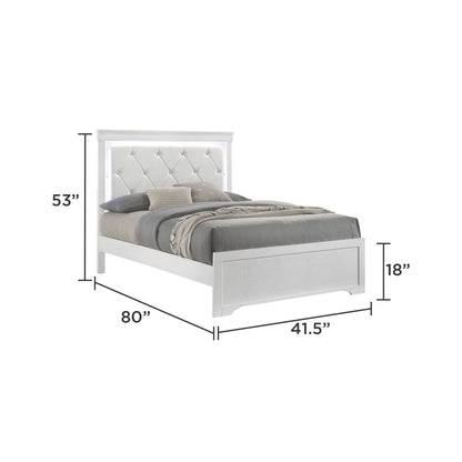 Blaze - Bedroom Set With LED Headboard