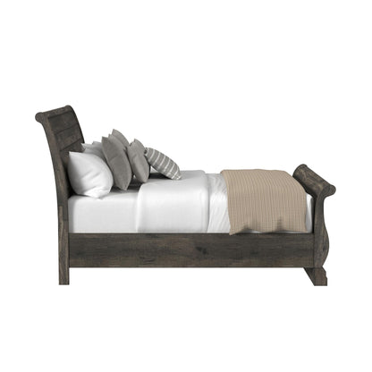 Park Ridge - Queen / King Rails For Sleigh Storage Bed - Charcoal