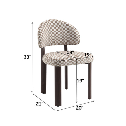 Hilina - Side Chair (Set of 2) - Brown / Walnut