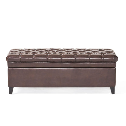 Juliana - Storage Ottoman With Birch Legs