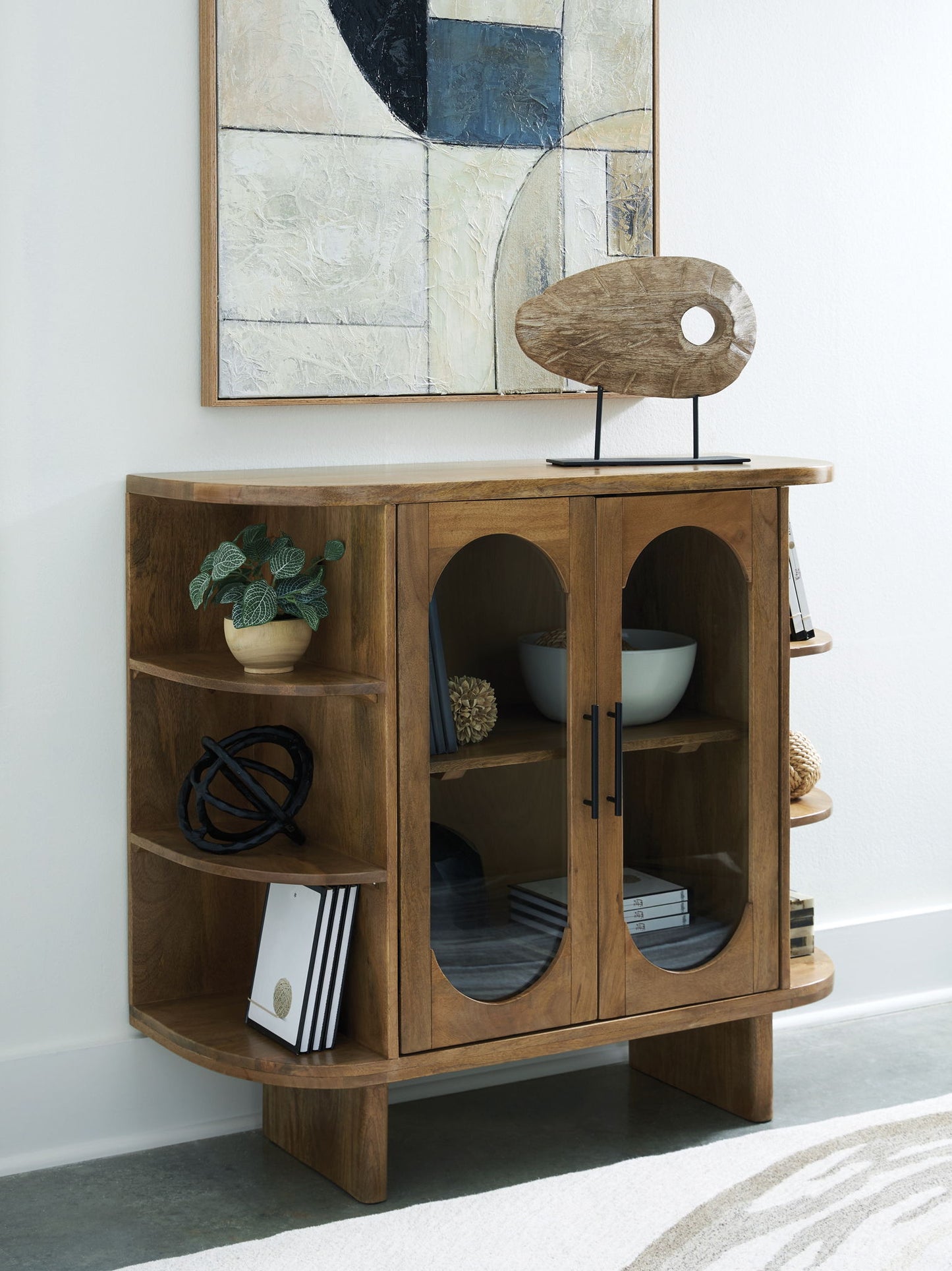 Niall - Accent Cabinet - Light Brown