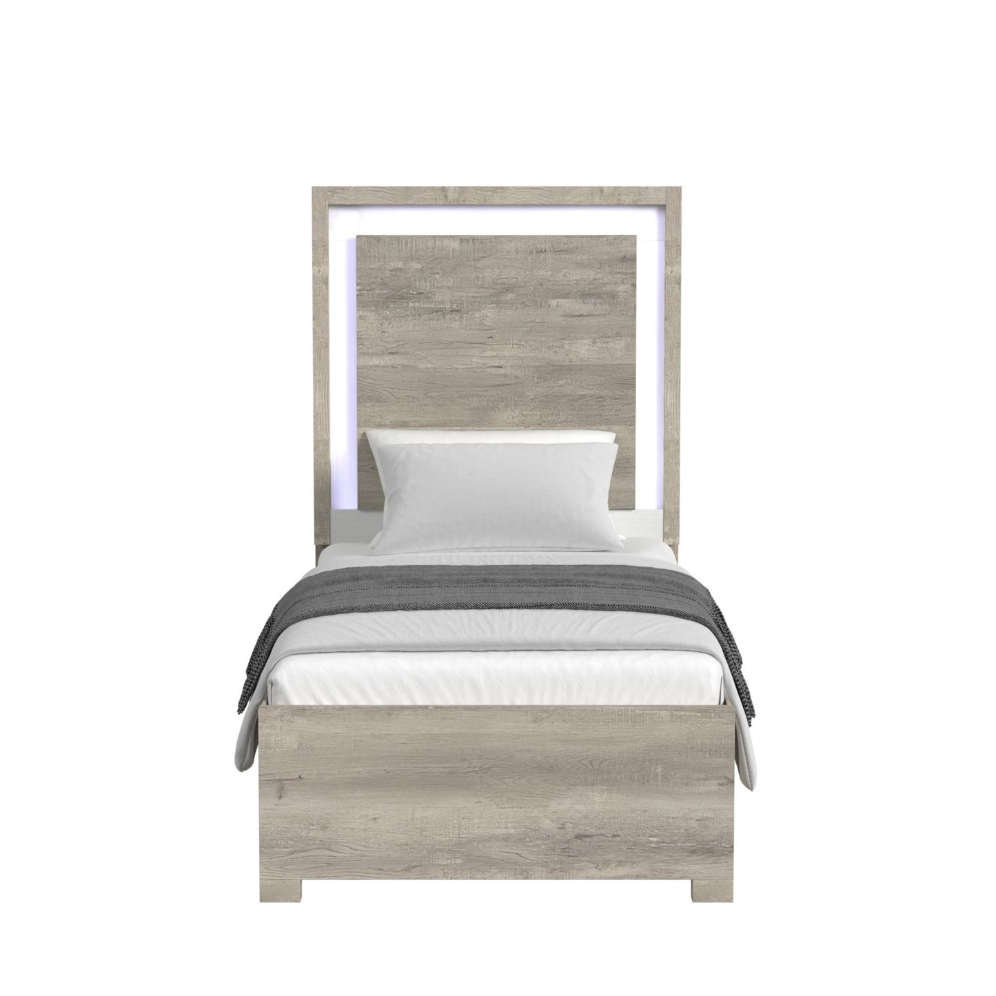San Matteo - Twin / Full Rails - Gray