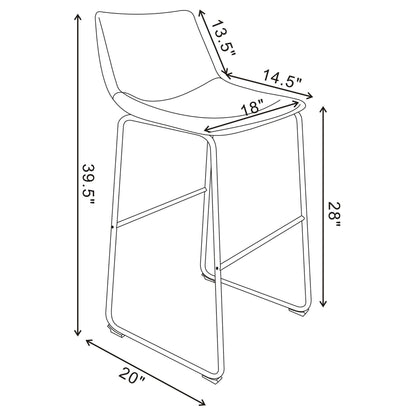 Armless Stools (Set of 2)