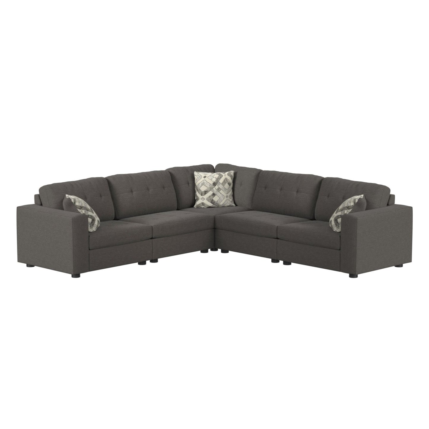 Options One - RHF Chair With 1 Pillow - Ash