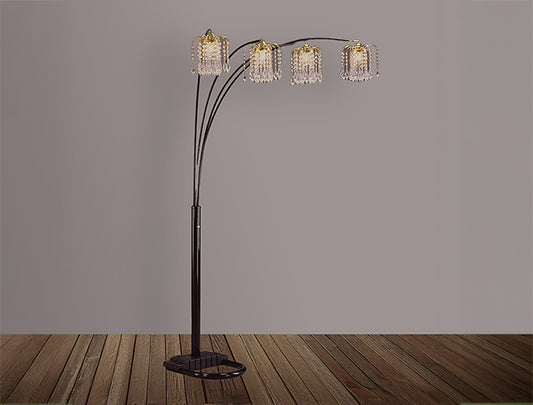 Rain Drop Arc Lamp 84"h