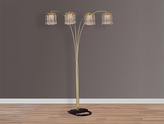 Rain Drop Arc Lamp 84"h
