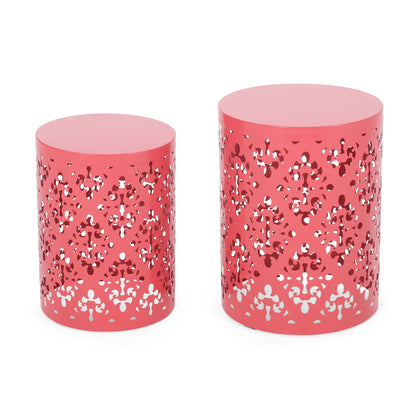 Outdoor Metal Modern Design End Table
