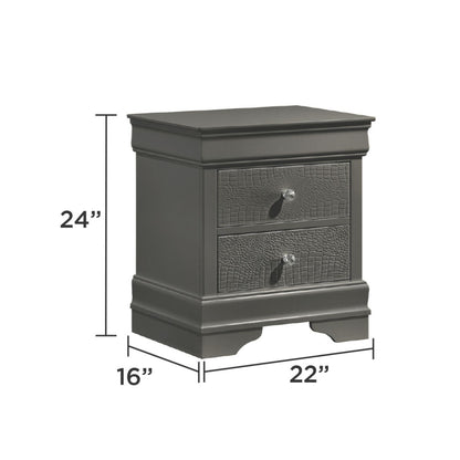 Blaze - 2 Drawer Nightstand