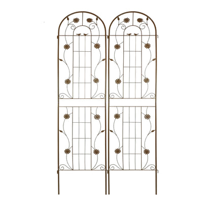 Metal Garden Trellis Rustproof Trellis For Climbing Plant Outdoor Flower Support