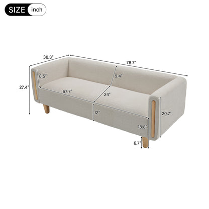 3 Seater Sofa For Living Room - Oatmeal