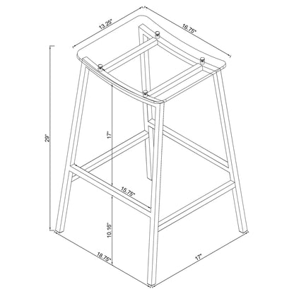 Staten - Backless Stool (Set of 2)