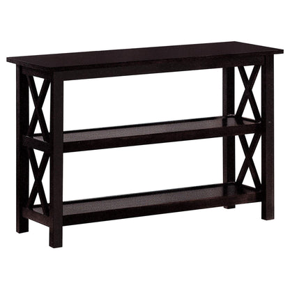 Sofa Table With Shelf - Brown