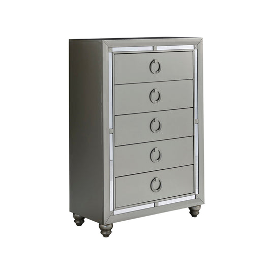 Chloe - Chest - Silver / Gray