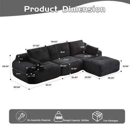 Compressed Sofa, Large Sectional Couches For Living Room