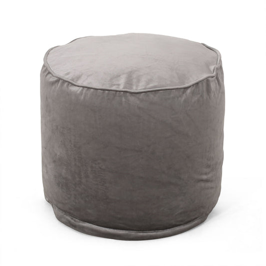 Shimon - Cylinder Pouf Ottoman And Floor Cushion