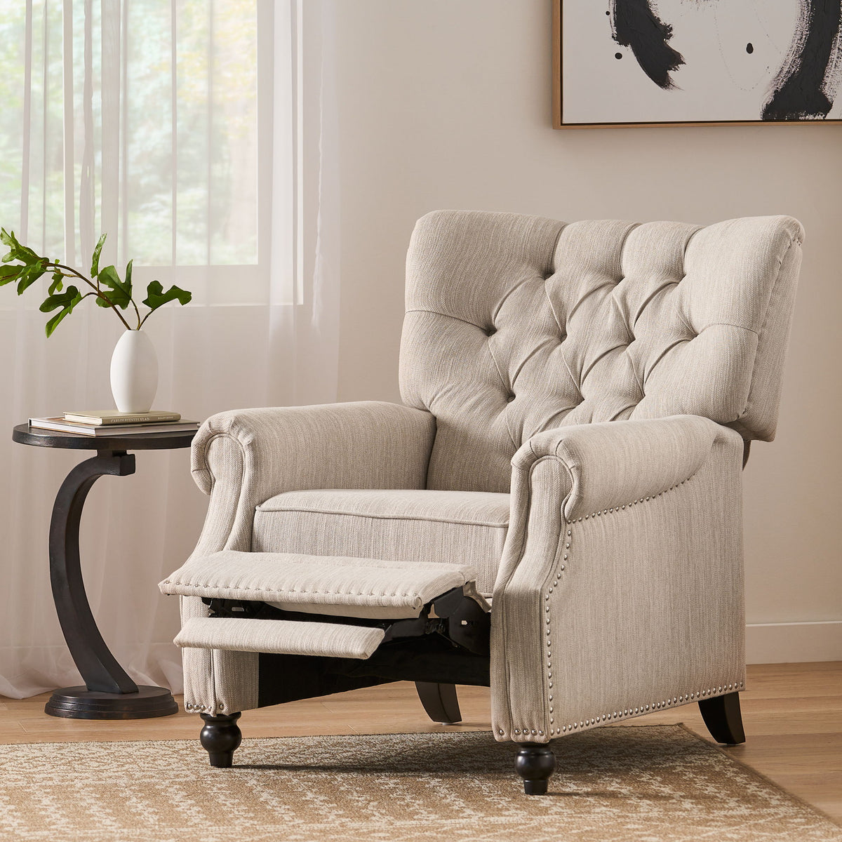 Welch - Contemporary Tufted Pushback Recliner