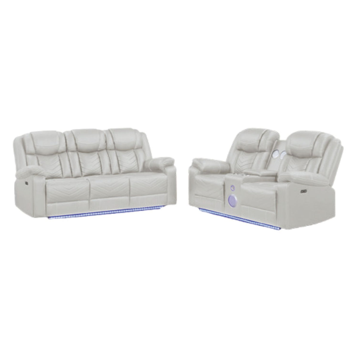 Challenger - LED Power Recliner Set