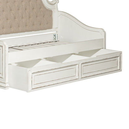 Magnolia Manor - Twin Trundle Unit - Antique White