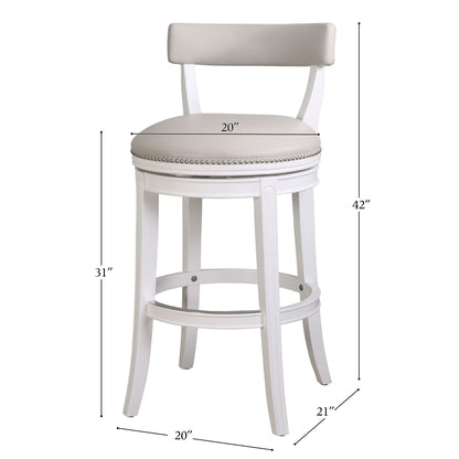 Stool & Upholstered Seat And Back