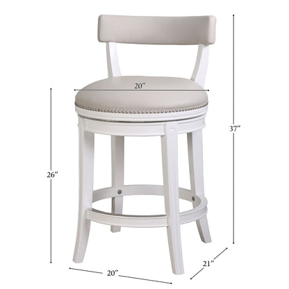 Stool & Upholstered Seat And Back